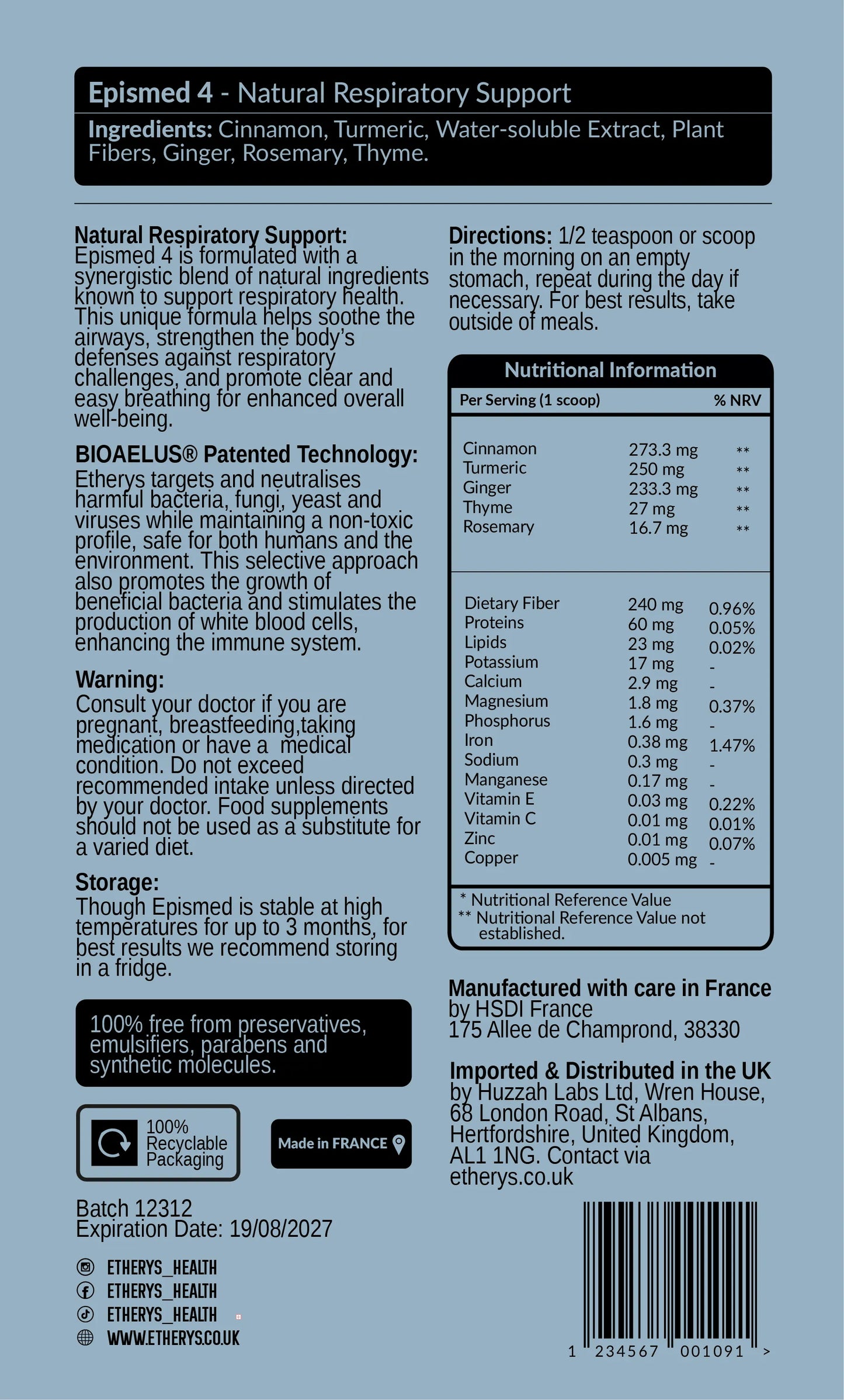 Epismed IV – Respiratory